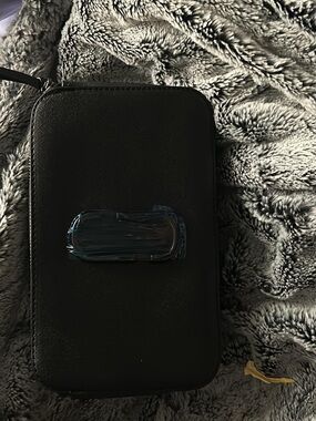 Jacob Black Canvas Strap with White Logo Accent